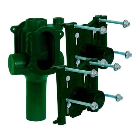 Josam Company Josam 12724-OR Back-to-Back, Vertical, 2" Vent, No-Hub, O-Ring Type Water Closet Carrier 12724-OR